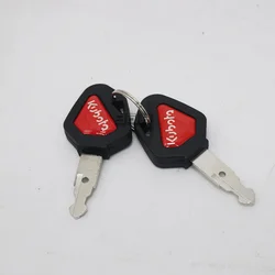 Ignition key chipless starter key for Kubota excavator 15U/30/155/161/163 excavator parts