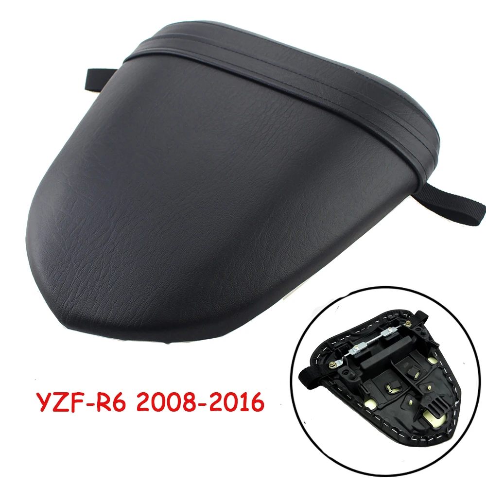 

Motorcycle Rear Passenger Cushion Pillion Seat Pad Leather Seat Pillion For Yamaha YZF-R6 YZF R6 YZFR6 2008-2016