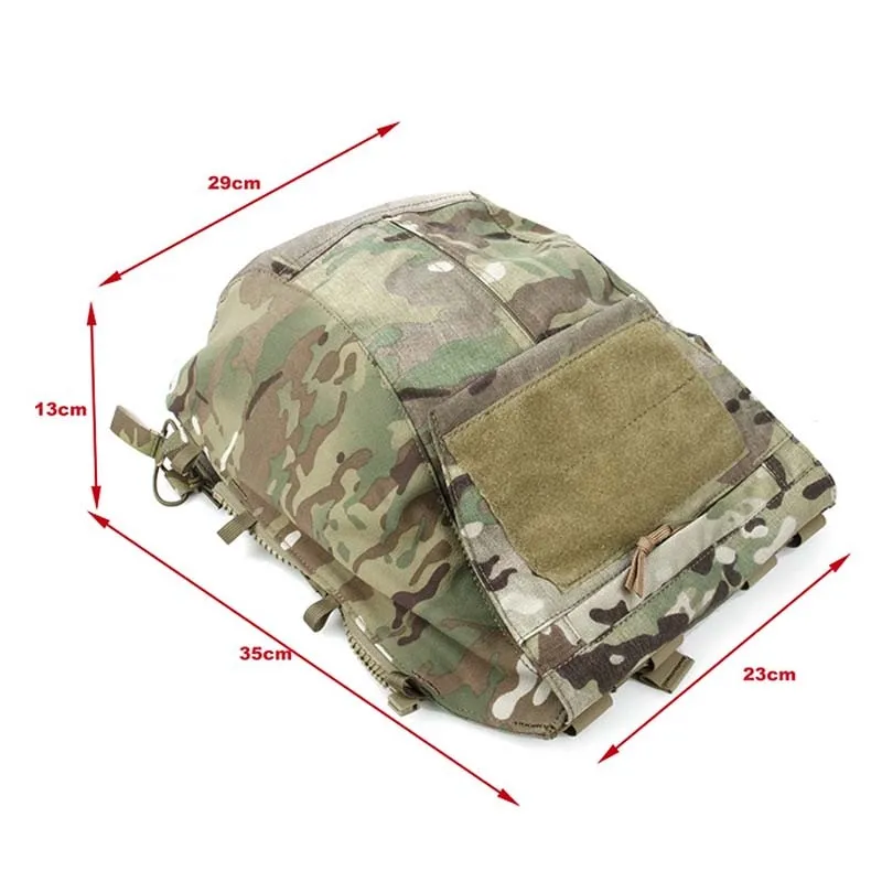 Imagem -04 - Tmc-multicam Airsoft Colete Tático Bolsa com Zíper Zip Painel Back Pack Boa Qualidade