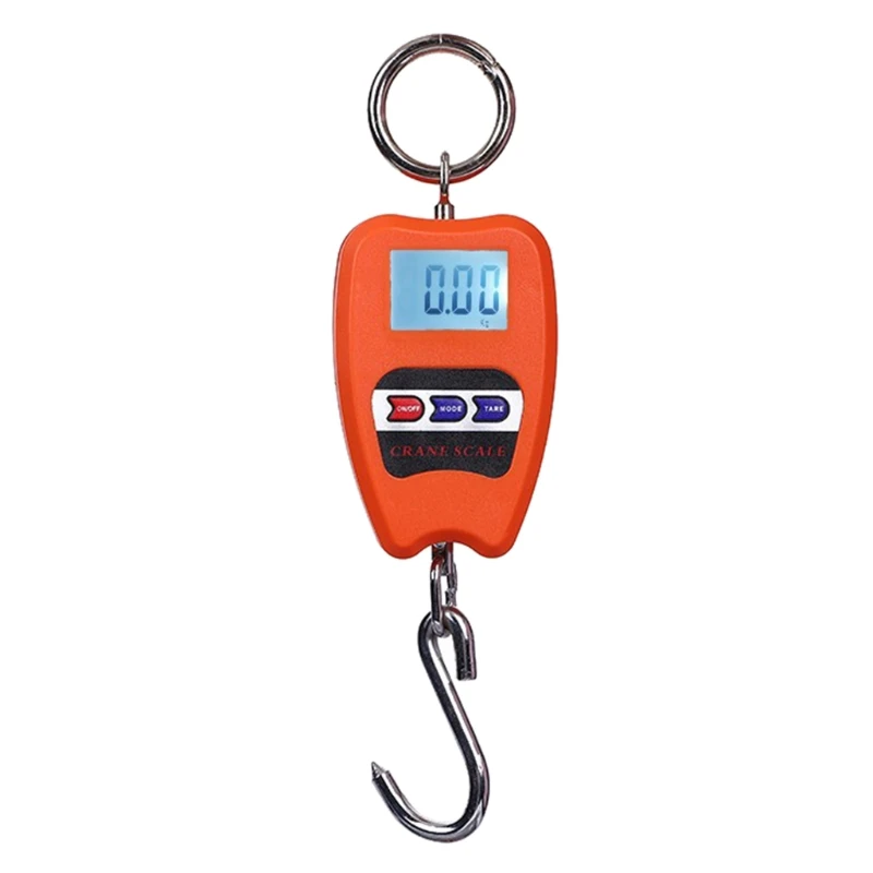 E5BE Hanging Scale 200kg/441lb Digital Industrial Heavy Duty Crane Scale Digital Scale Applicable Hunting Farm Construction