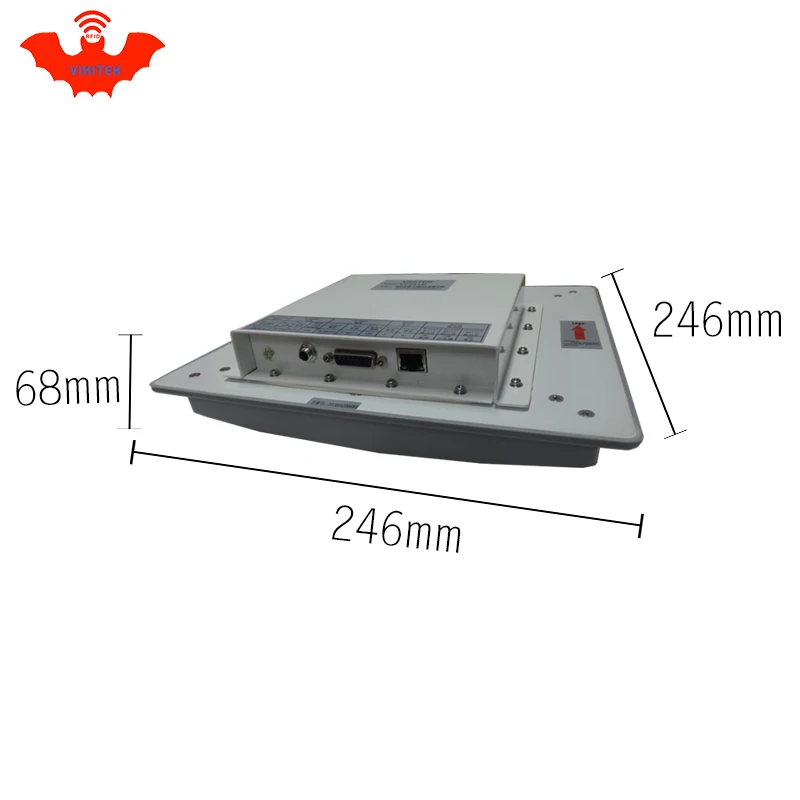 UHF RFID reader middle range (more than 6m) VIKITEK 61M manufactury Access control rs232 485 wiegand ethernet Integrated Reader