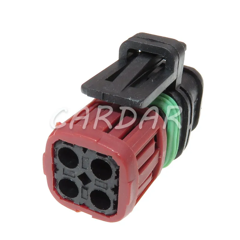 1 Set 4 Pin 1337352-1 Fuel Injector Plug Oxygen Sensor Connector Wiring Socket AC Assembly For Cars Excavator