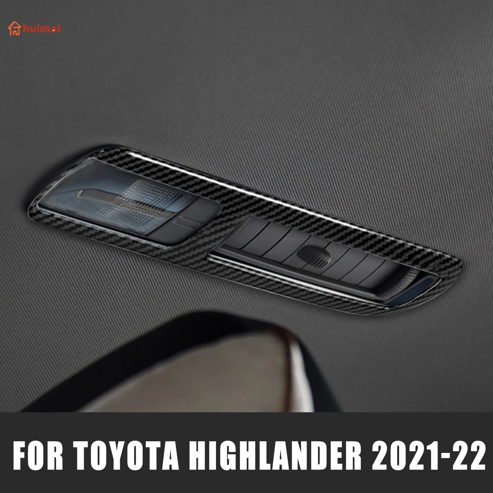 For Toyota Highlander Hybrid 2021 2022 Car Accessories Rear Air Conditonnal Vent Cover Trim AC Outlet Panel Decoration frame