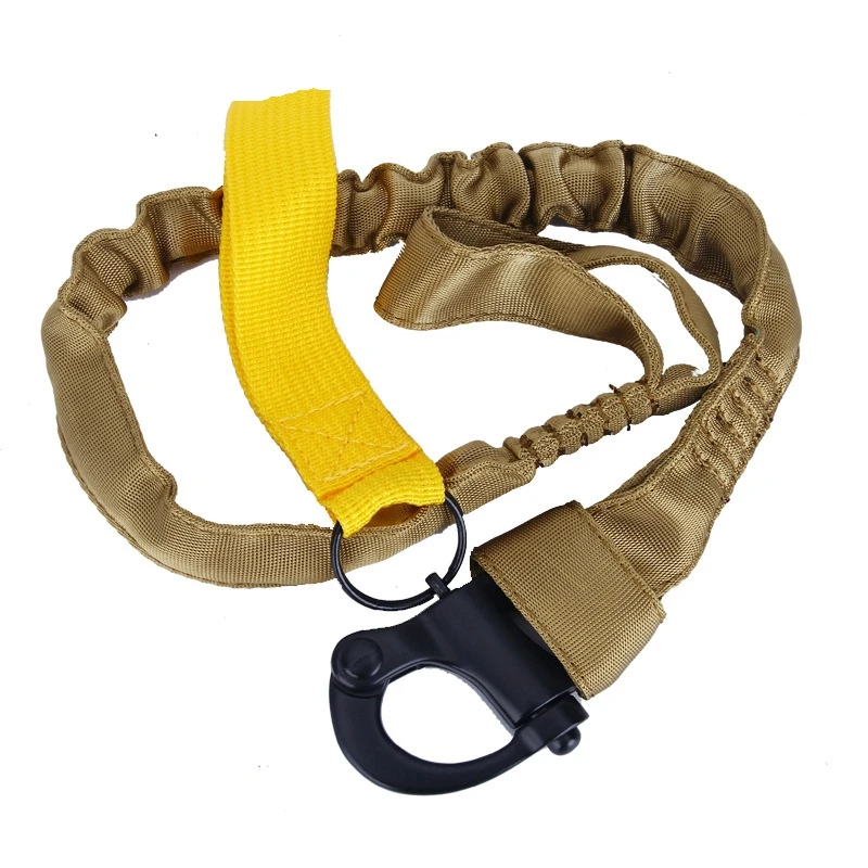 Quick Release Safety Lanyards Tactical Military Quick Release Wasit Bag Sling Safety Lanyard Sling Nylon Rope Bungee Strap