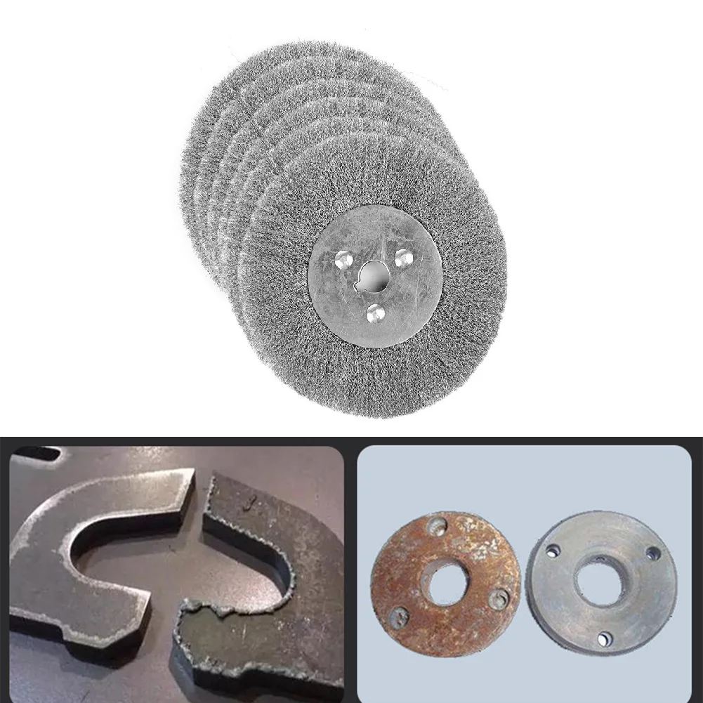 150mm Stainless Steel Wire Wheel Brush Bench Grinder Abrasive Tools Rotary Tool Woodworking Polishing