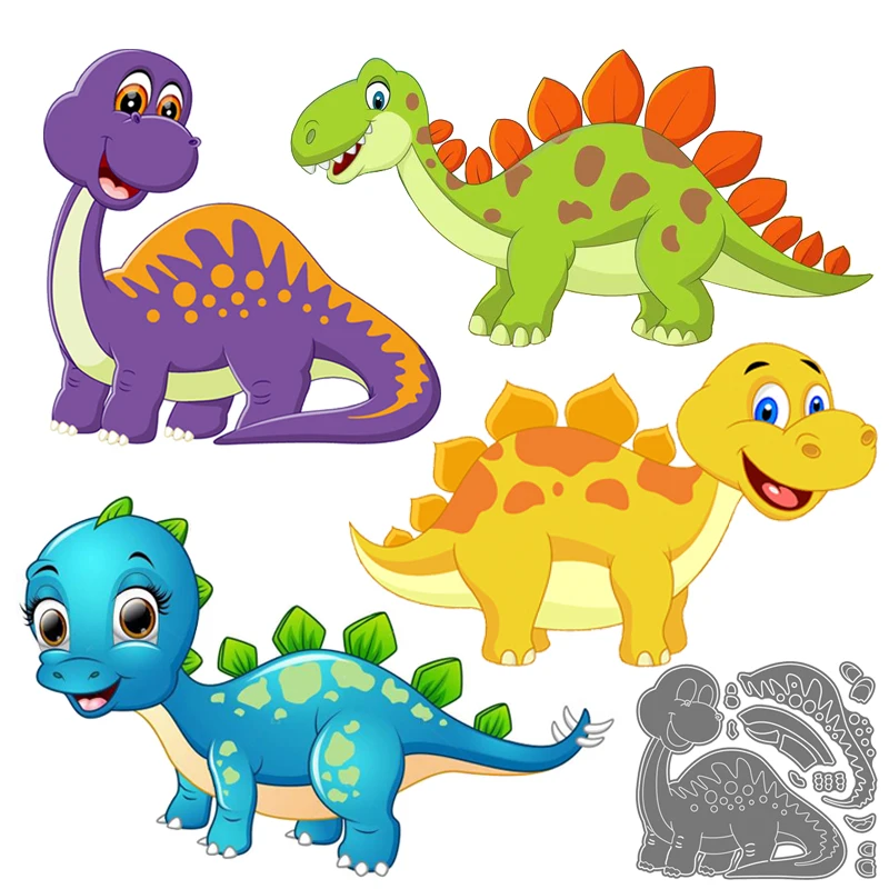 

Scrapbooking Material Die Cut Moulds Dinosaurs 2022 New Metal Cutting Dies Stencils Crafts Handicrafts for DIY Album Paper Card