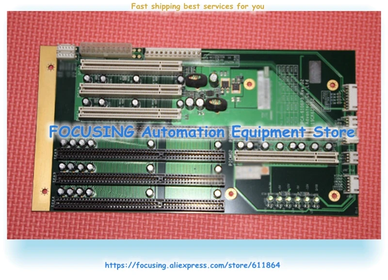 

Original Backplane PCA-6106P3 VER: D2 Supports ATX And AT Industrial