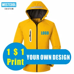 Giacca invernale Gruppo Su Misura Logo Uomini E Donne Abbigliamento Ricamo Immagini di Alta Qualità Imbottito Giubbotti Custom WESTCOOL