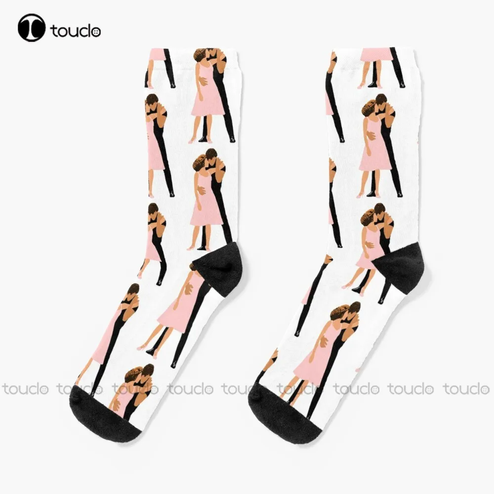 

Dirty Dancing Socks Custom Women Socks Christmas New Year Gift 360° Digital Print Personalized Custom Hd High Quality Women Men