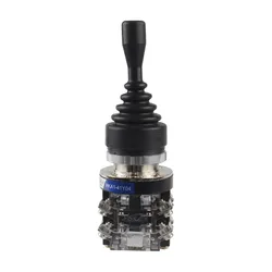 Spring Return Joystick Switch for Crane and Forklift, Momentary Latching, 4Position, HKA1-41Z04, Crosss Joystick Switches