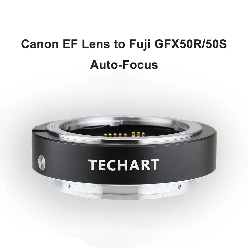 Techart EF-FG01 EF-GFX Camera Lens Adapter Ring Mount AF Auto focus Adapter for Canon EF Lens to Fujifilm GFX Cameras