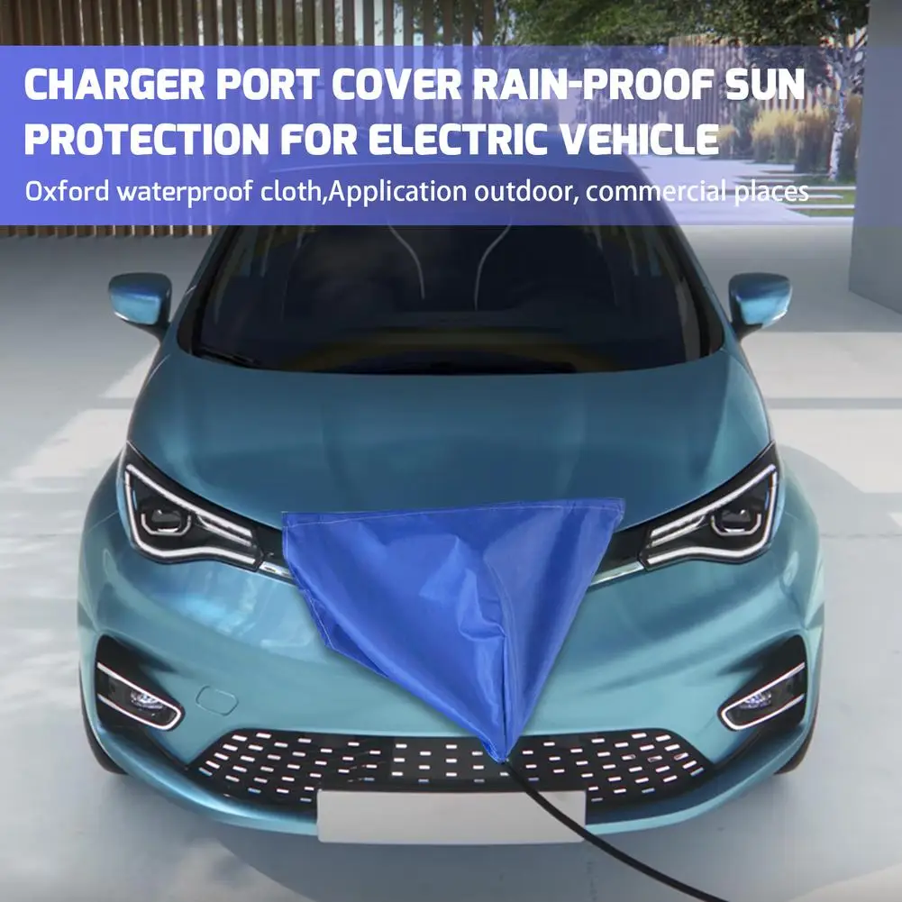 Charger Port Cover Waterproof Fabric Rain-Proof Sun Protection For Electric Vehicle Special Charging Shield For Wuling MINI