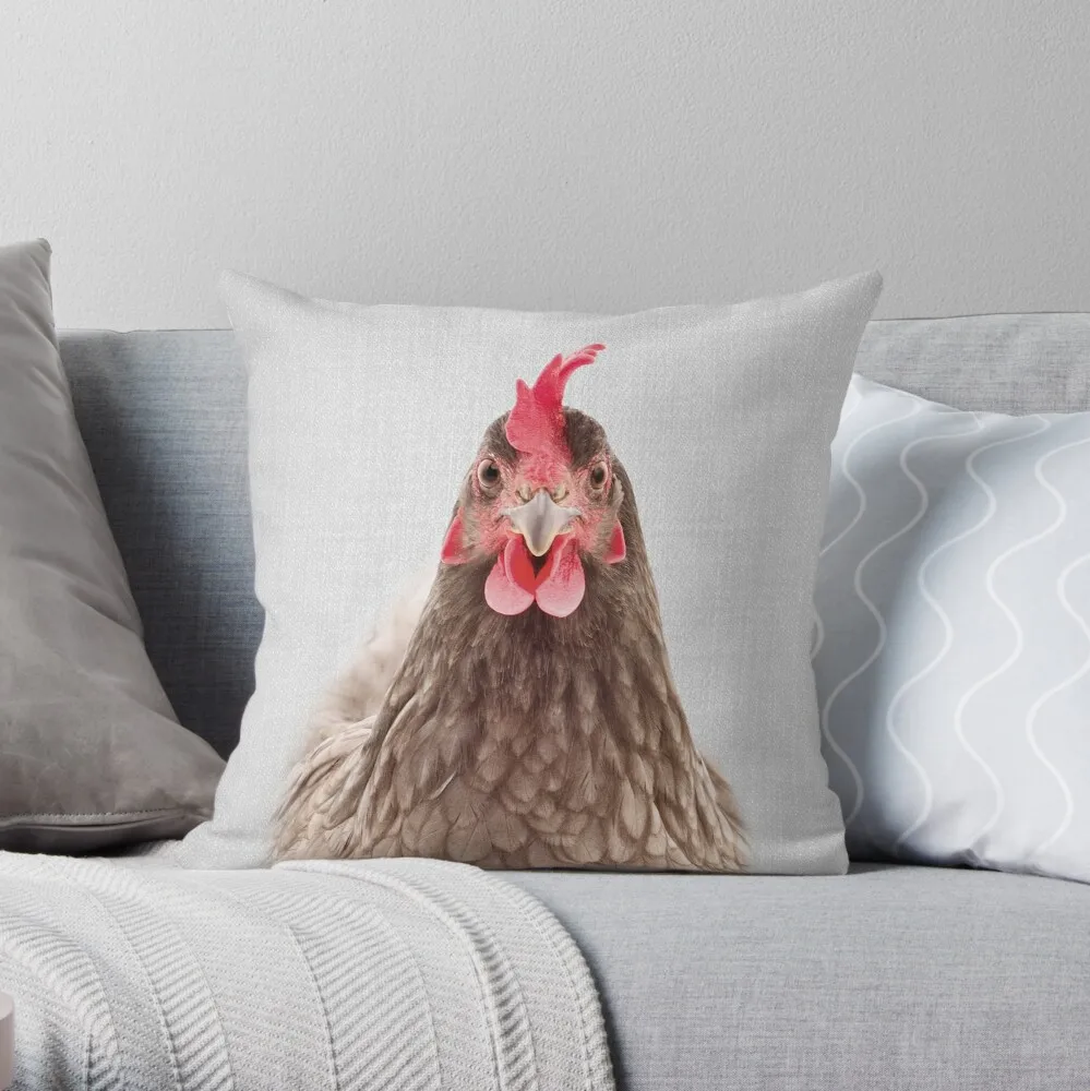 Chicken - Colorful Throw Pillow Pillow Case Polyester Home Decora Pillowcases Throw Pillow Case kussensloop almohada poszewka