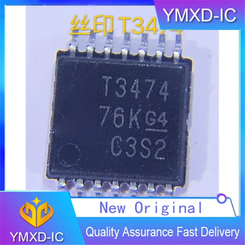 10Pcs/Lot New Original Tl3474cpwr Tssop14  Instruments Silk Screen T3474 Operational Amplifier Imported Original