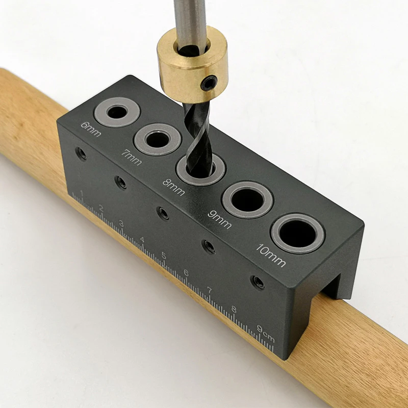 Round Tube Hole Locator Round 90° Right Angle Drilling Positioning Auxiliary Carpentry Woodworking Drilling Tool