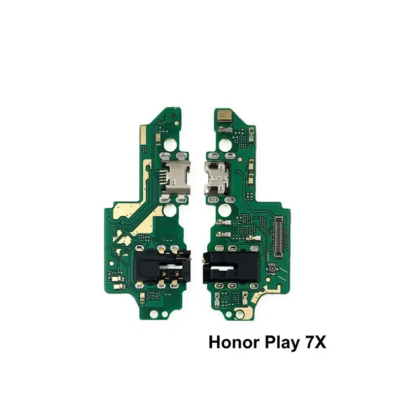 1PCS New Micro USB plug charge charging Board connector dock & Microphone For Huawei Honor Play 7 7A Pro 7C 7X 7S Repair parts