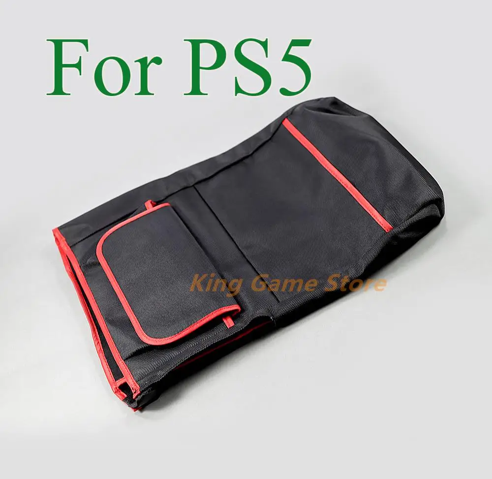 1pc for PlayStation PS5 Game Console Digital Disc Edition Nylon Horizontal Dust Cover Dust Guard Waterproof Protective Case