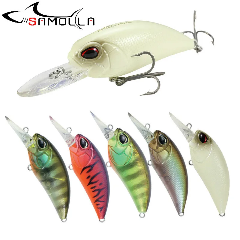 Crankbait Fishing Lure Weights 15.5g/8.7cm Hard Bait Fishing Tackle Trout Pesca Saltwater Lures Trolling Crank Isca Artificial