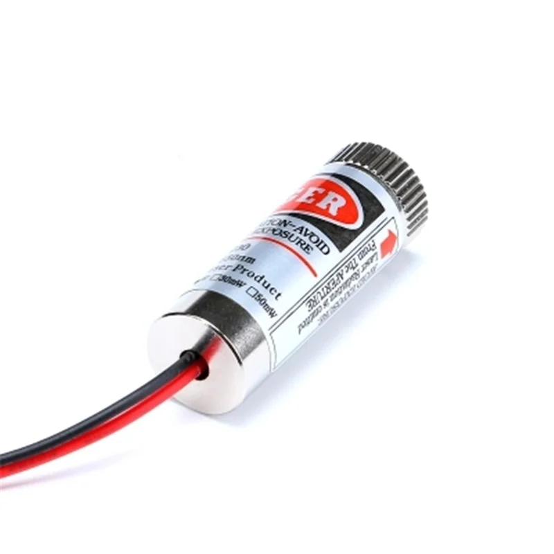 650nm 5mW Adjustable Laser Head Red Point / Line / Cross Laser Module Head Glass Lens Focusable Industrial Class 3V 5V