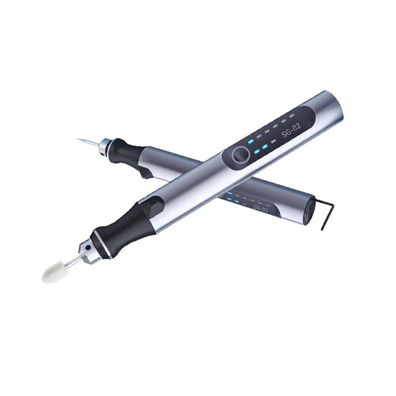 Qianli-pluma de pulido eléctrica, amoladora rotativa de velocidad recargable por USB, placa base de teléfono, cortador de reparación de celosía facial, herramientas de bricolaje, SG-02