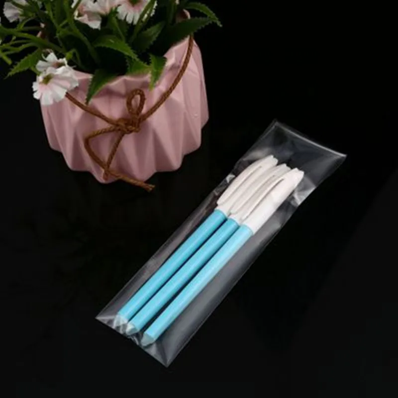 100pcs/4 size transparent sealed Opp plastic bag sachet gift bag, small packing bag for wedding jewelry