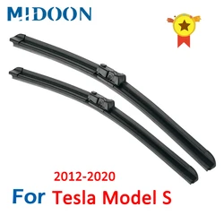 MIDOON Wiper LHD Front Wiper Blades For Tesla Model S 2012 - 2020 Windshield Windscreen Front Window 28''+17''