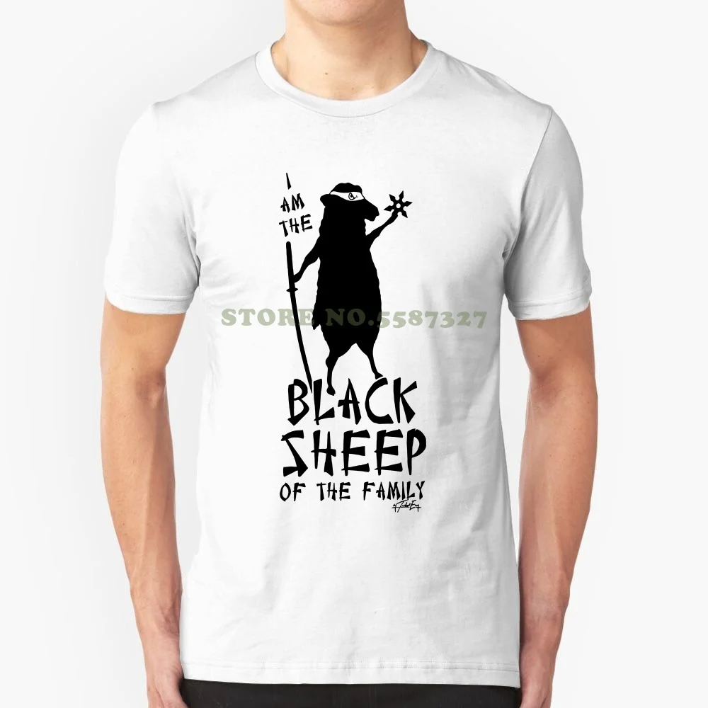 Summer T Shirt Brand Fitness Body Building Men's I Am The Black Sheep Of The Family Funny T Shirt