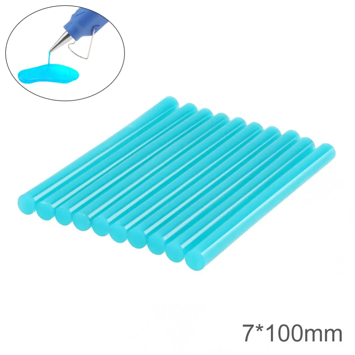 5-100pcs 7mmx100mm Transparent Hot Melt Gun Glue Sticks Gun Adhesive DIY Tools for Hot Melt Glue Gun Repair Alloy Accessories