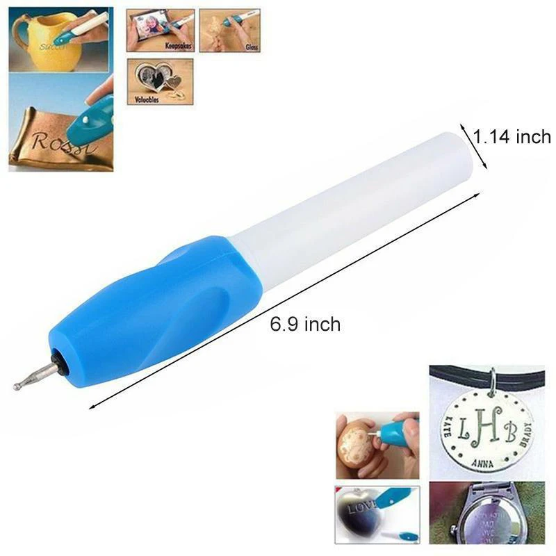 Penna per incisione portatile Die cutter per strumenti di Scrapbooking cancelleria fai da te incidere penna per intaglio elettrica strumenti Graver