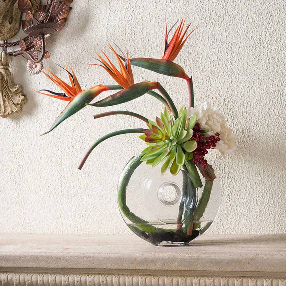 1 unidad de 80cm, flor de pájaro del paraíso, flor Artificial, planta falsa, Strelitzia Reginae, ceremonia de boda, decoración de mesa para el hogar y el Hotel