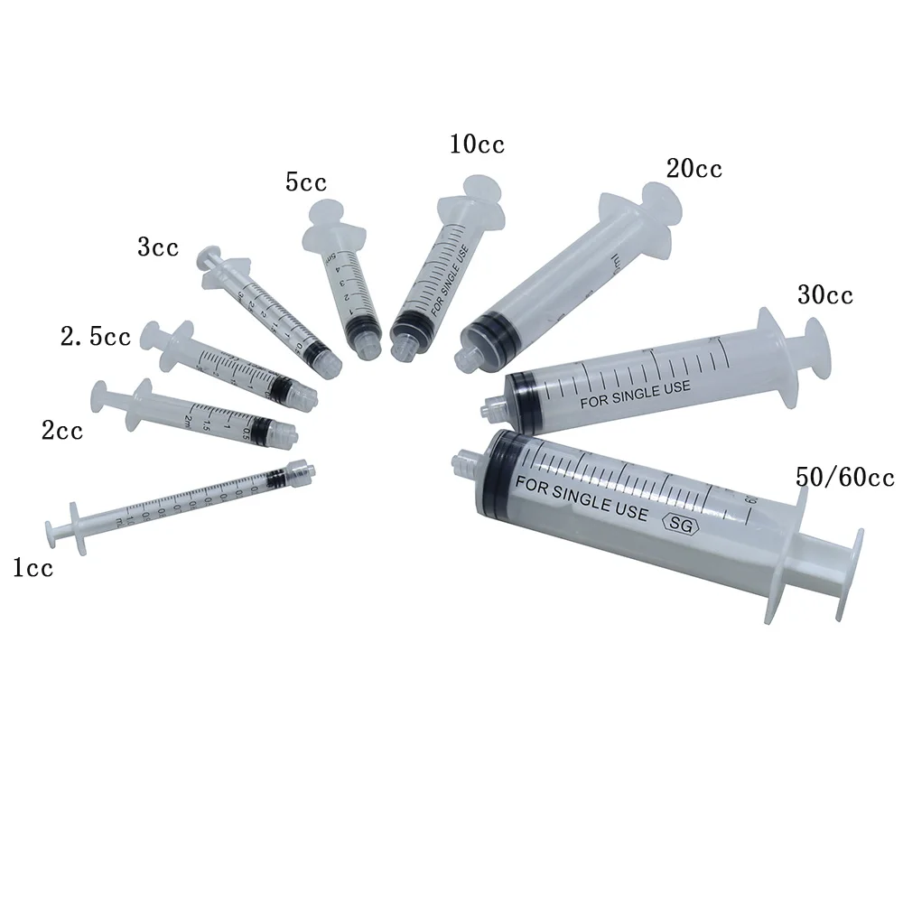 1ml 3m 5ml 10ml 20ml 30ml 50ml 100ml Luer Lock Syringes Screw Blunt Tip Needles Caps For Industrial Dispensing