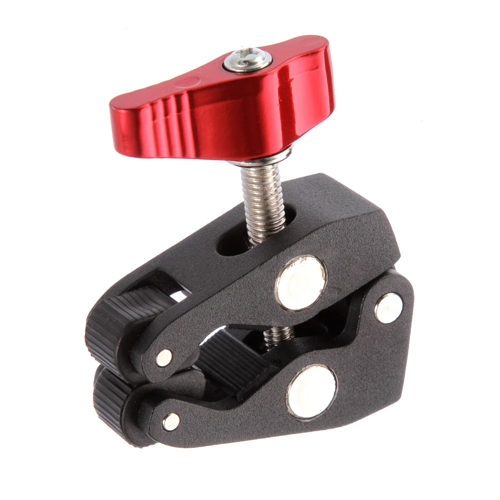 Ryh braço articulado garra de caranguejo super braçadeira clipe titular para estúdio luz flash câmera tripé monopé