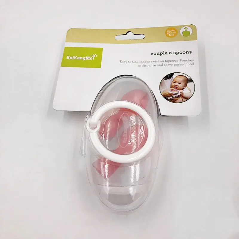 2 Pcs/bag Baby Spoon Food Preservation Packaging Bag Sealing Device Child Feeding Device Kitchen Dispensing Bag Supplies