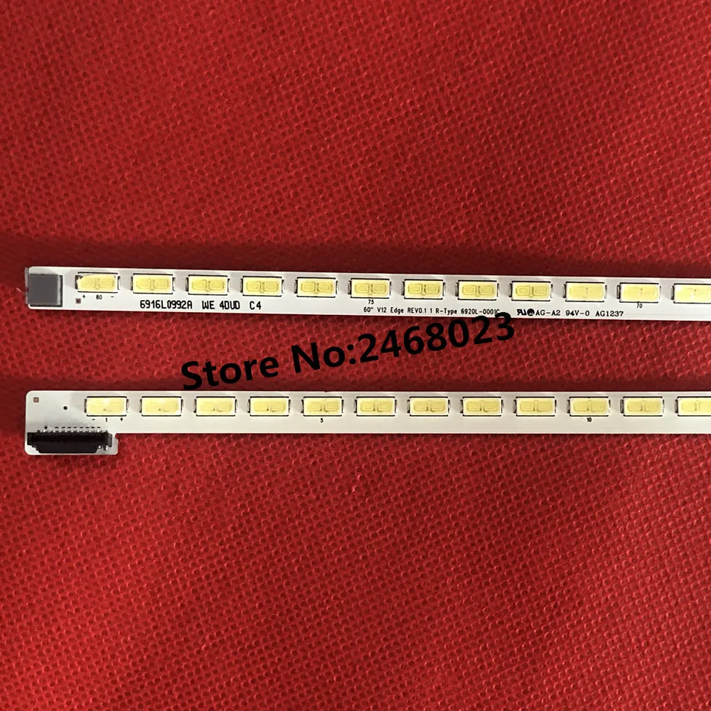 

80LED LED Backlight Strip for 60LM7200 60LM6450 6922L-0035A 6916L-0992A 6916L-0991A 6917L-0101A LC600EUD FE F2