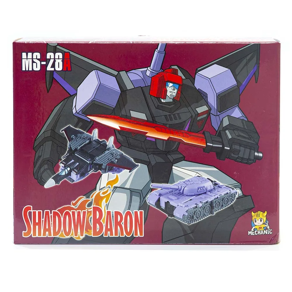 New Transform Robot Toy MechFansToys MFT MS-28A Triple Changer Thunderbolt Blitzwing MS28A Action Figure toy in stock