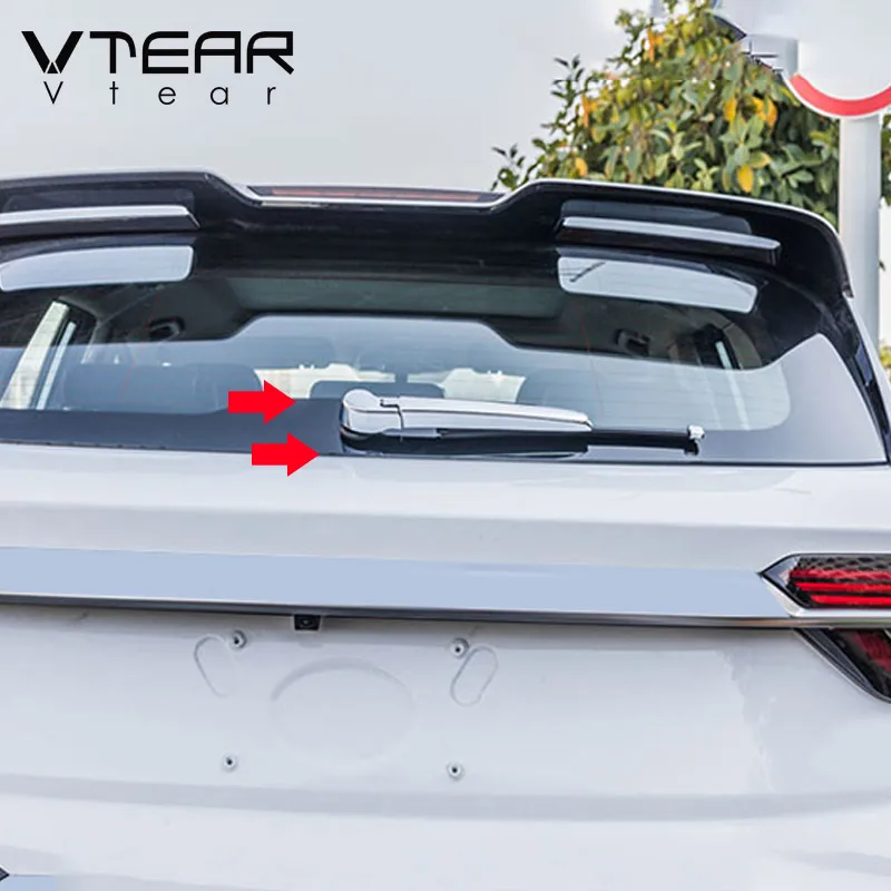 Vtear For Geely Coolray SX11 BelGee X50 exterior window rear wiper frame trim cover Car Mouldings styling accessories parts 2024