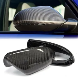 Carbon Fiber Rear View Side Mirror Cover Replace For Audi A6 C7 2012 2013 2014 - UP S6 RS6 2013 - UP