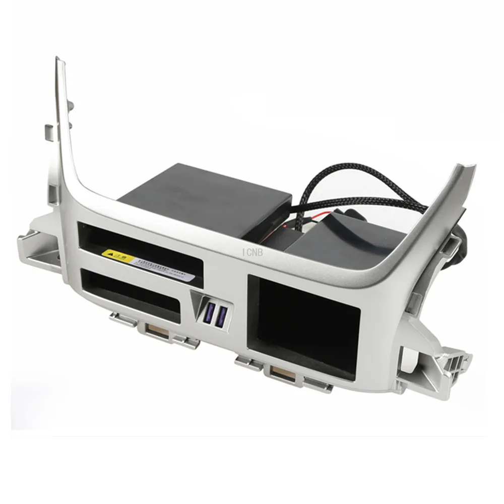 For Toyota Land Cruiser 200 2016 2017 2018 2019 2020 USB Wireless Charging of Multifunctional Central Control Storage Cassette