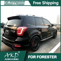 For Subaru Forester 2013-2016 Tail Lamp Led Fog Lights DRL Day Running Light Tuning Car Accessories Forester Tail Lights