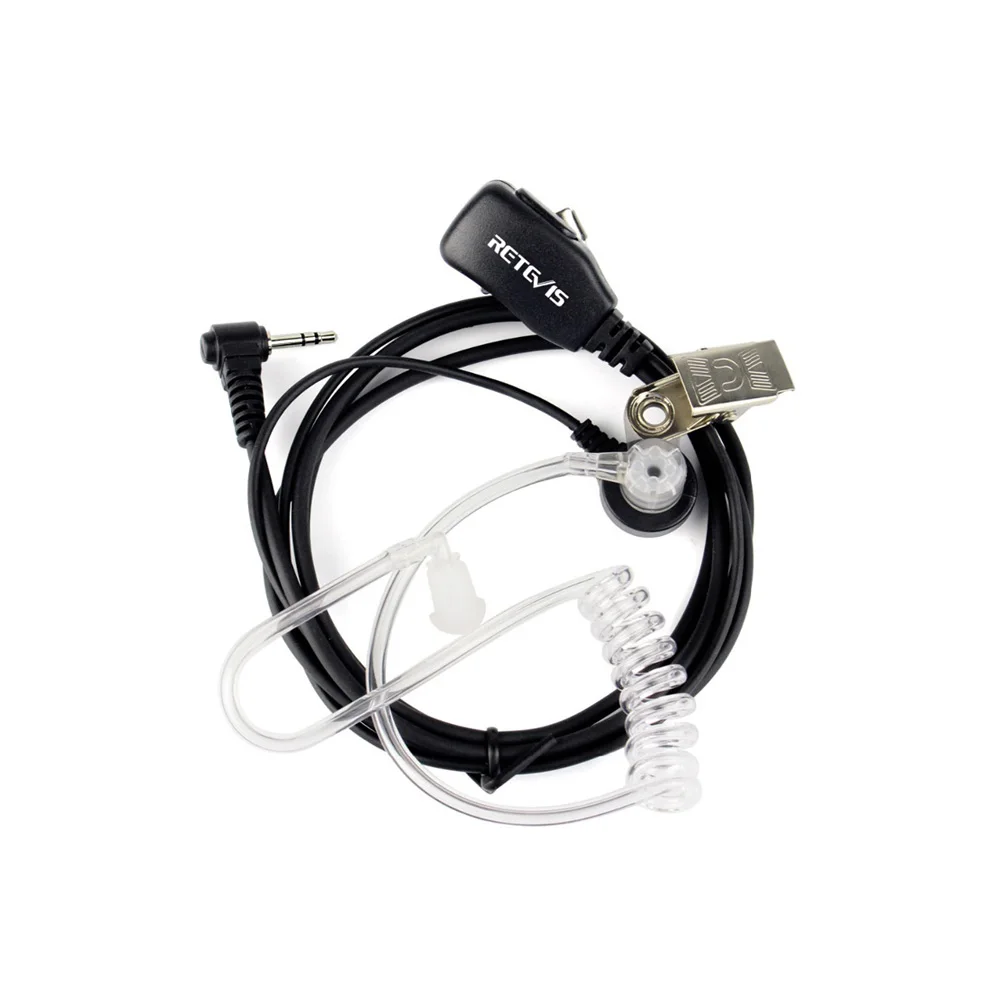 Retevis 1Pin Walkie Talkie Earpiece PTT MIC Noise Reduction Headset Transceiver For Motorola T270 T800 T100TP T100 Two-way Radio image 3