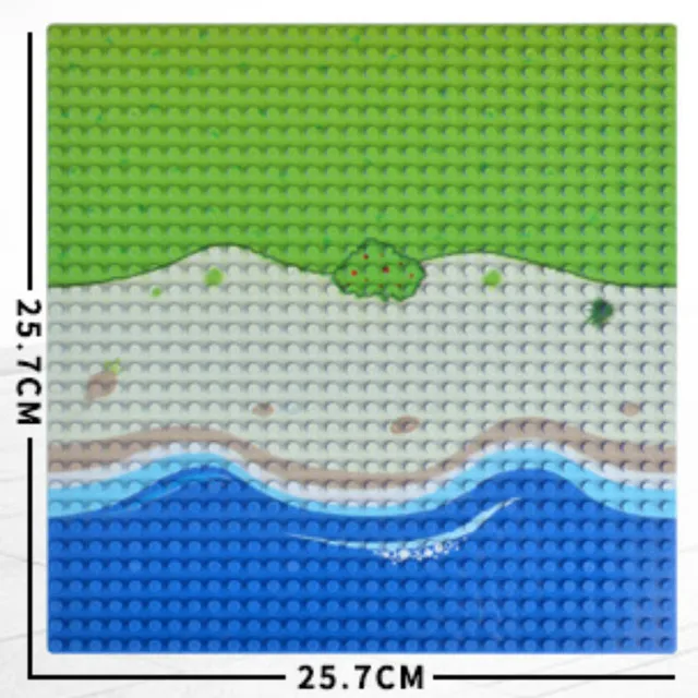 32*32 50*50 Punkte Klassische Grundplatten Blöcke DIY Kleine Größe Stadt Straße Ziegel Grundplatten Bau Gebäude spielzeug Für Kinder Geschenke