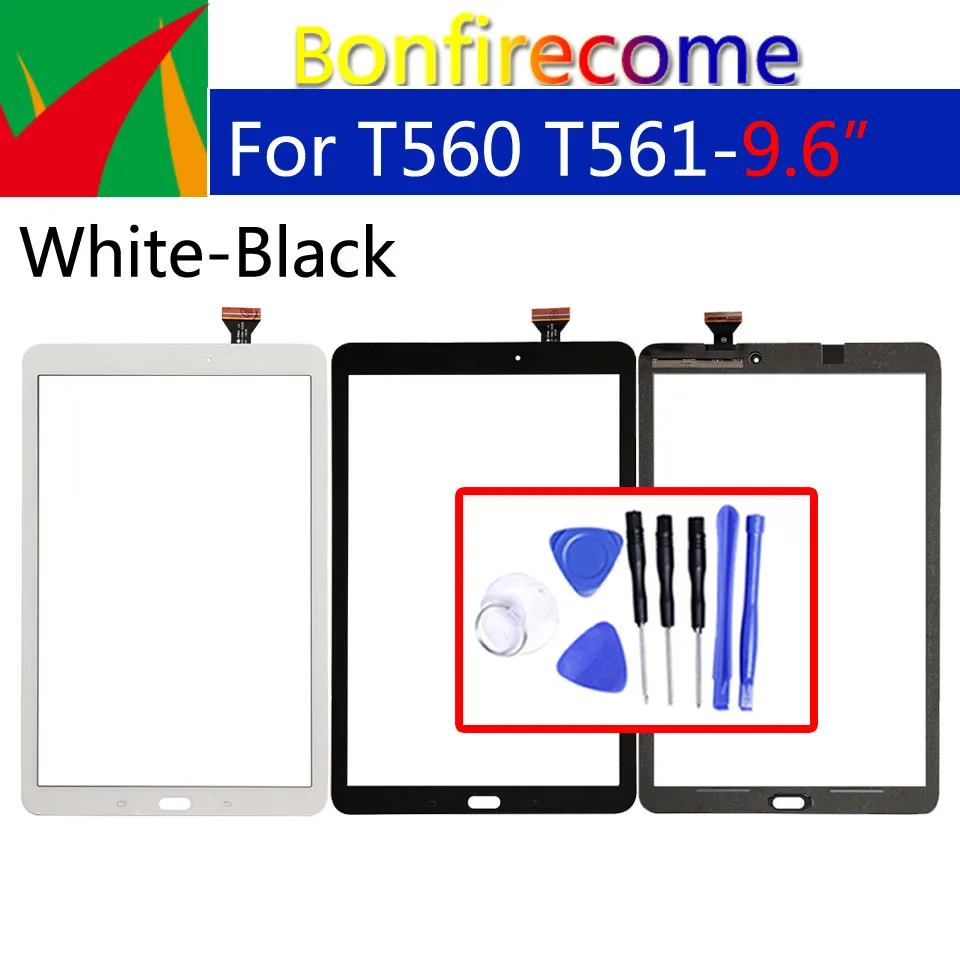 

For Samsung Galaxy Tab E 9.6 SM-T560 SM-T561 T560 T561 Touch Screen Digitizer Panel Glass Lens LCD Front Sensor Replacement