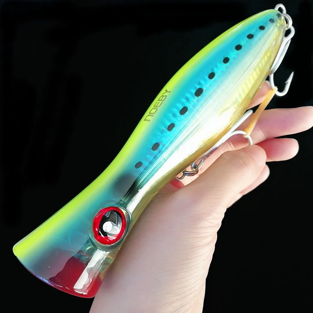 NOEBY 16CM 78G 12cm 43g Big Game Fishing Goods Top Water Popper Fishing Lure Trolling Hard Bait NBL9602