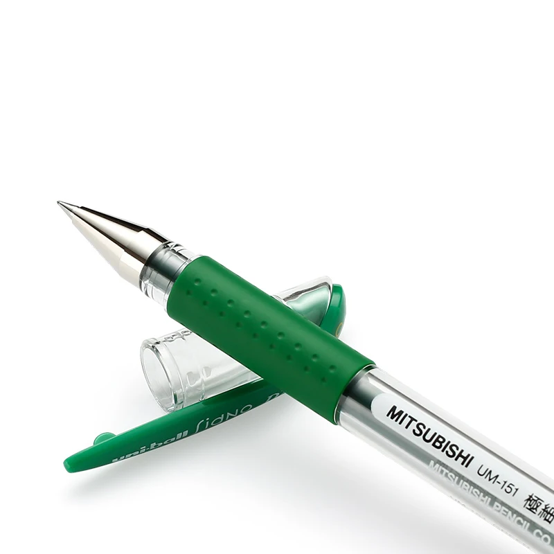12 Pcs/Lot Mitsubishi Uni Um-151 Ball Signo Gel Ink Pen 0.38 mm  Pens 20 color selection Writing Supplies wholesale