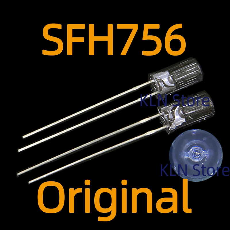 3pcs SFH756 PLASTIC FIBER OPTIC TRANSMITTER DIODE DIP-2 SFH75 SFH7 SFH 756 original
