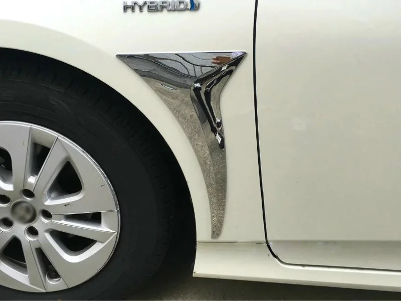 

For Toyota Prius 2016 2017 2018 ABS Chrome Side Door Body Cover Trim Fender Molding Stickers Strip Garnish Car Styling