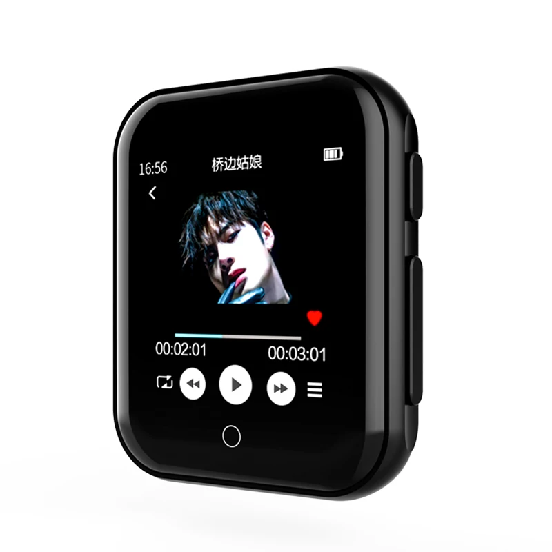 RUIZU M8 Bluetooth MP3 player metal built-in speaker pedometer FM radio recording e-book watch Mini lossless music player