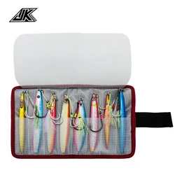 Jk grande-capacidade de metal isca saco de pesca uma variedade de cores disponíveis à prova dwaterproof água equipamento de pesca saco de ferramentas de proteção de pesca