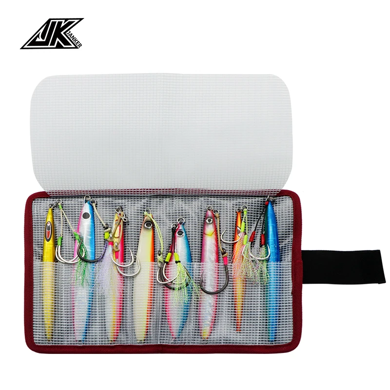 JK Large-Capacity Metal Bait Fishing Bag A Variety Of Colors Available Waterproof Fishing Tackle Bag Fishing Protection Tool Bag