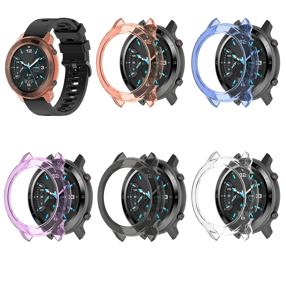 นาฬิกากรณีนุ่มTPUหน้าจอป้องกันShellสำหรับTicwatch GTX Smartwatchอุปกรณ์เสริม